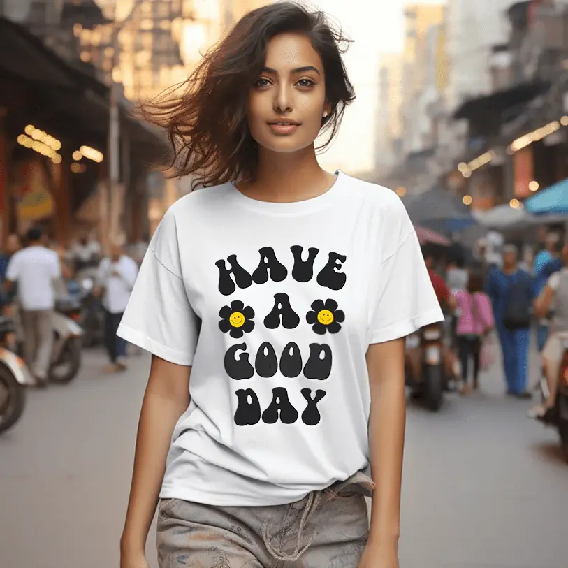 Women's Positive Vibe Oversized T-Shirt