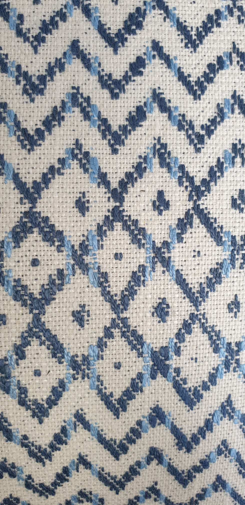 Thumbnail: Cobalt Diamond Zig Zag cushion