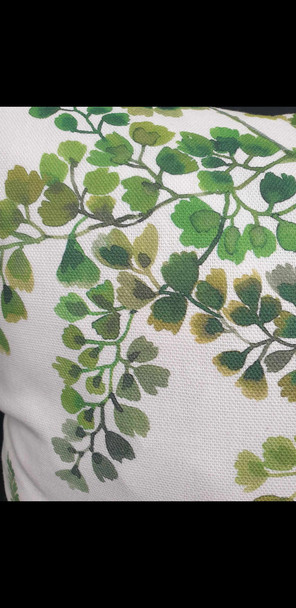 Thumbnail: Green fern cushion