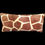 Thumbnail: Giraffe print faux fur cushion