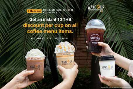 Sip & Save on Every Cup! Wake Up Coffee Invites You to Celebrate International Coffee Day on October 1st