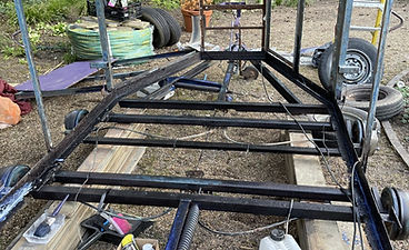 Stripped out horsebox trailer-omg!