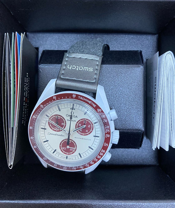 時計 Omega Speedmaster pluto Omega X Swatch speedmaster (Pluto) | Heart of Gold