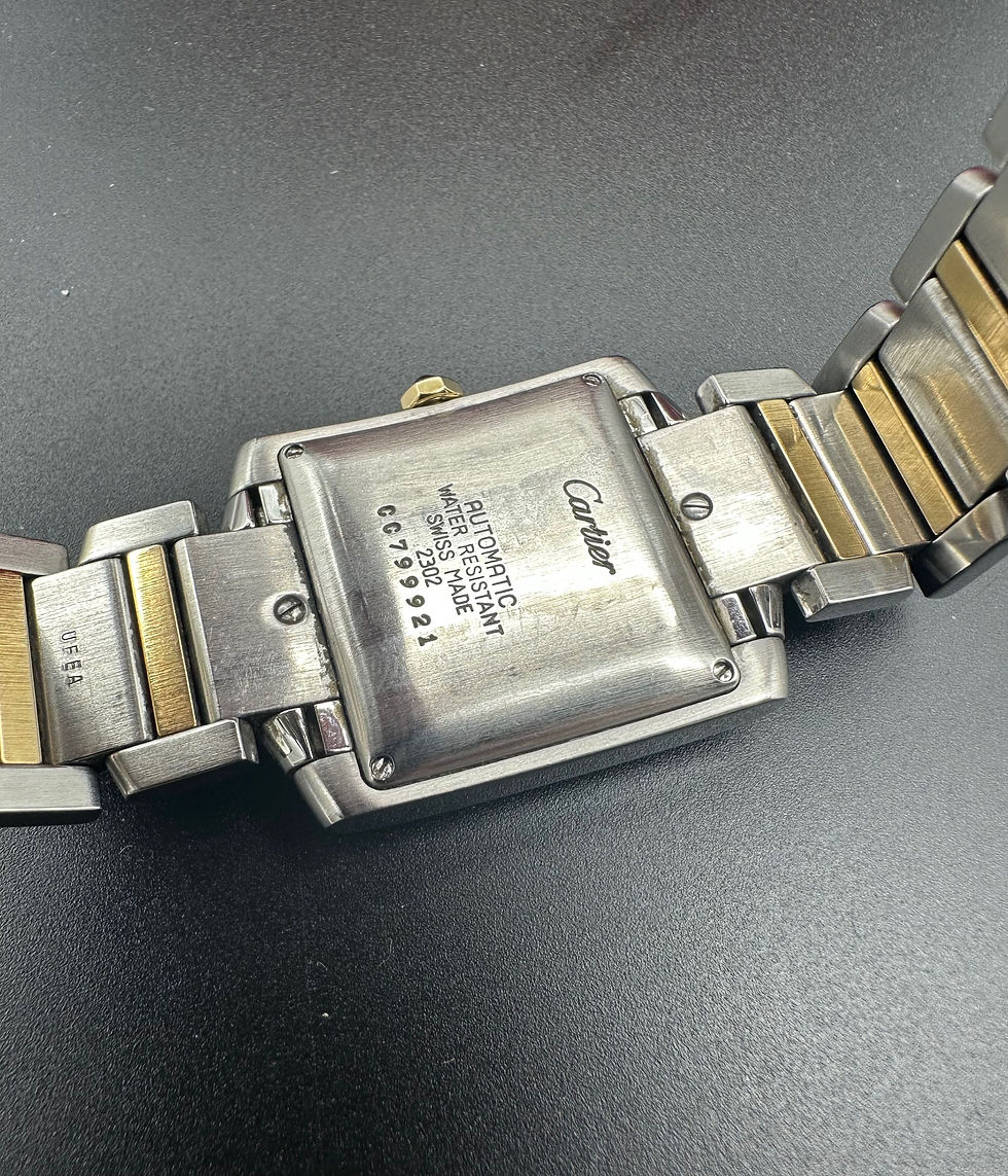 Thumbnail: Cartier tank Francise Gold and steel