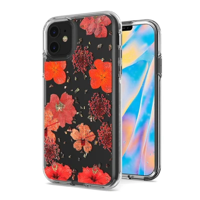 Thumbnail: iPhone 12 Mini 5.4 Glitter Flower Design Case