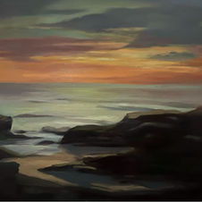 sunset on beach