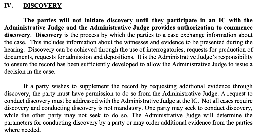 EEOC PCI Order Discovery