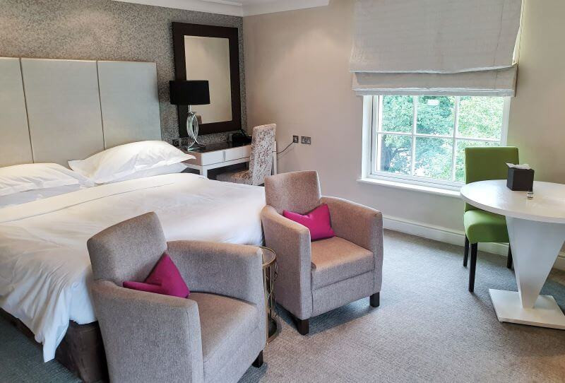 Bedroom review of the Alexander House Hotel in England's Sussex.