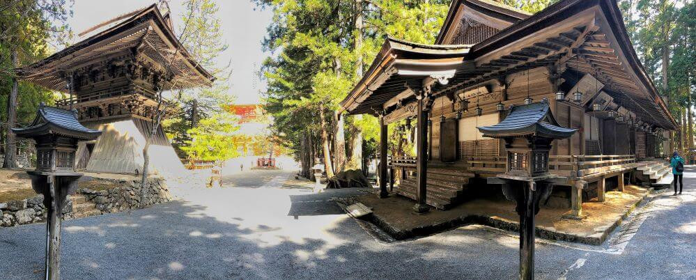 The Danjo Garan temple complex on Mount Koya