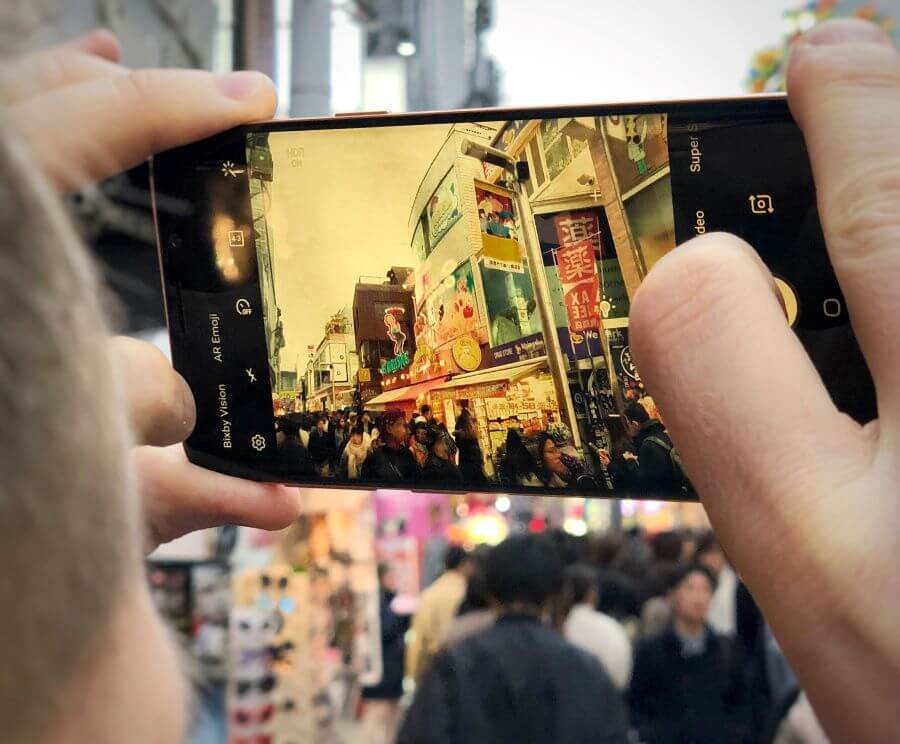 Colourful Takeshita-dori street in Tokyo