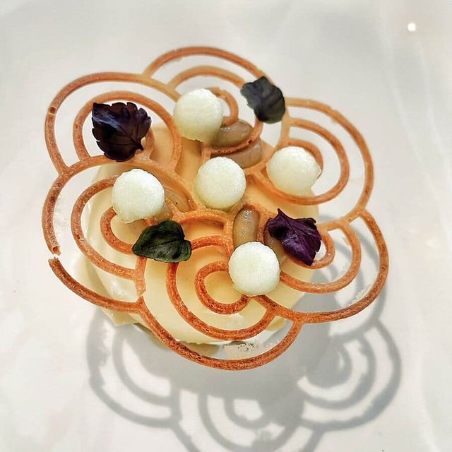 Taleggio Mousse cheese starter at London's Margot Italian restaurant