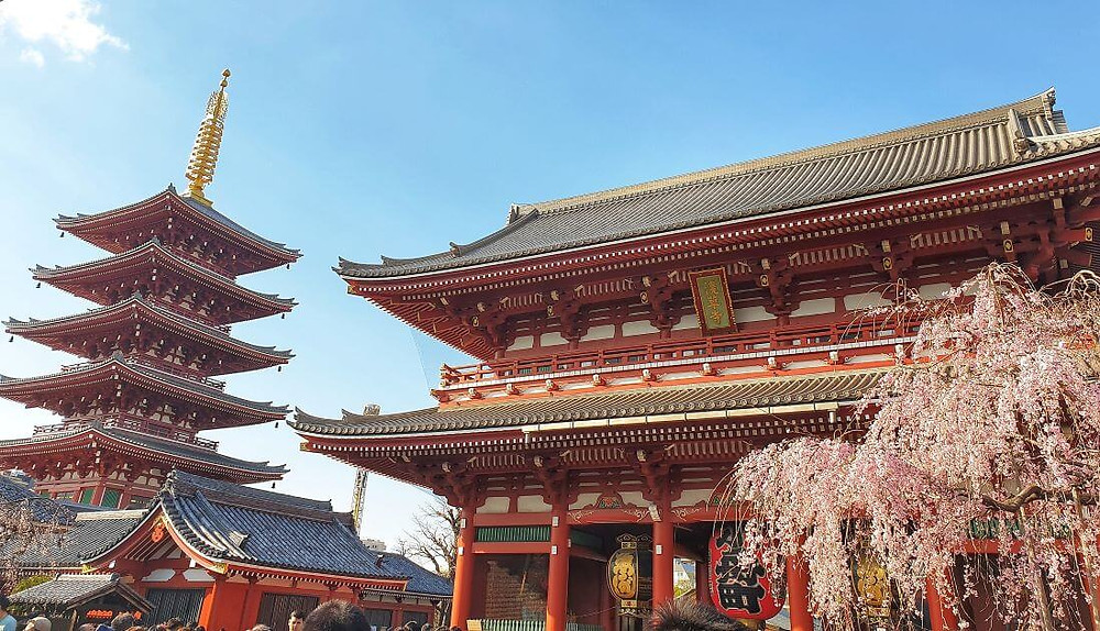 Visiting Sensoji temple during a 5 day Tokyo itinerary