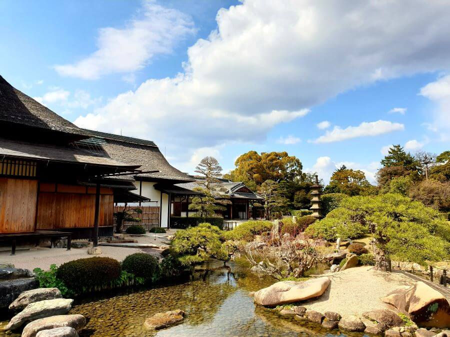 The Enyo-tei tea house in Koraku-en Garden, Okayama