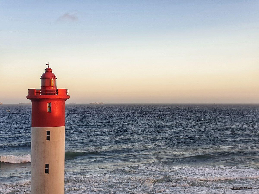 Sunset sea views from the Oyster Box Hotel - a review