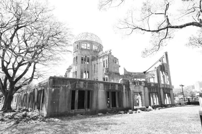 Moving image of the Atomic Bomb Dome in Naoshima, Japan