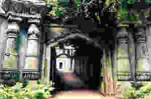 The Egyptian Avenue visit during a tour of Highgate West cemetery in London