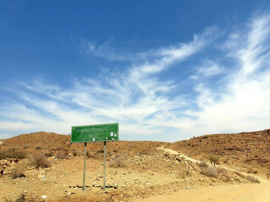 Spreetshoogte pass, Namibia