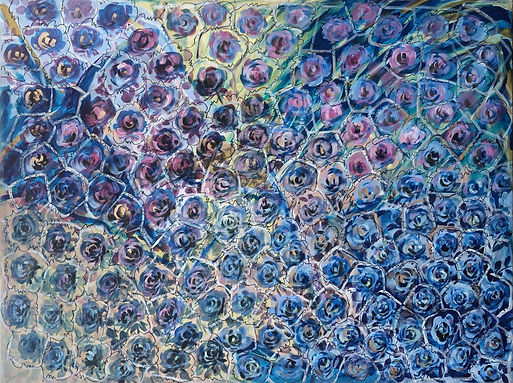 1 - 2014 - 1,2 x 1m - Oleo sobre tela - Colmeia de rosas - Disponivel.jpeg