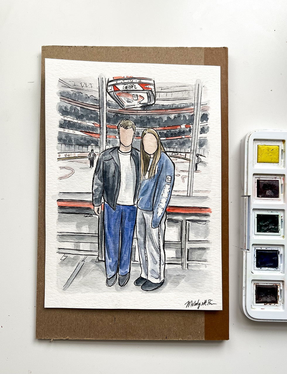 Thumbnail: Custom Couples Portrait