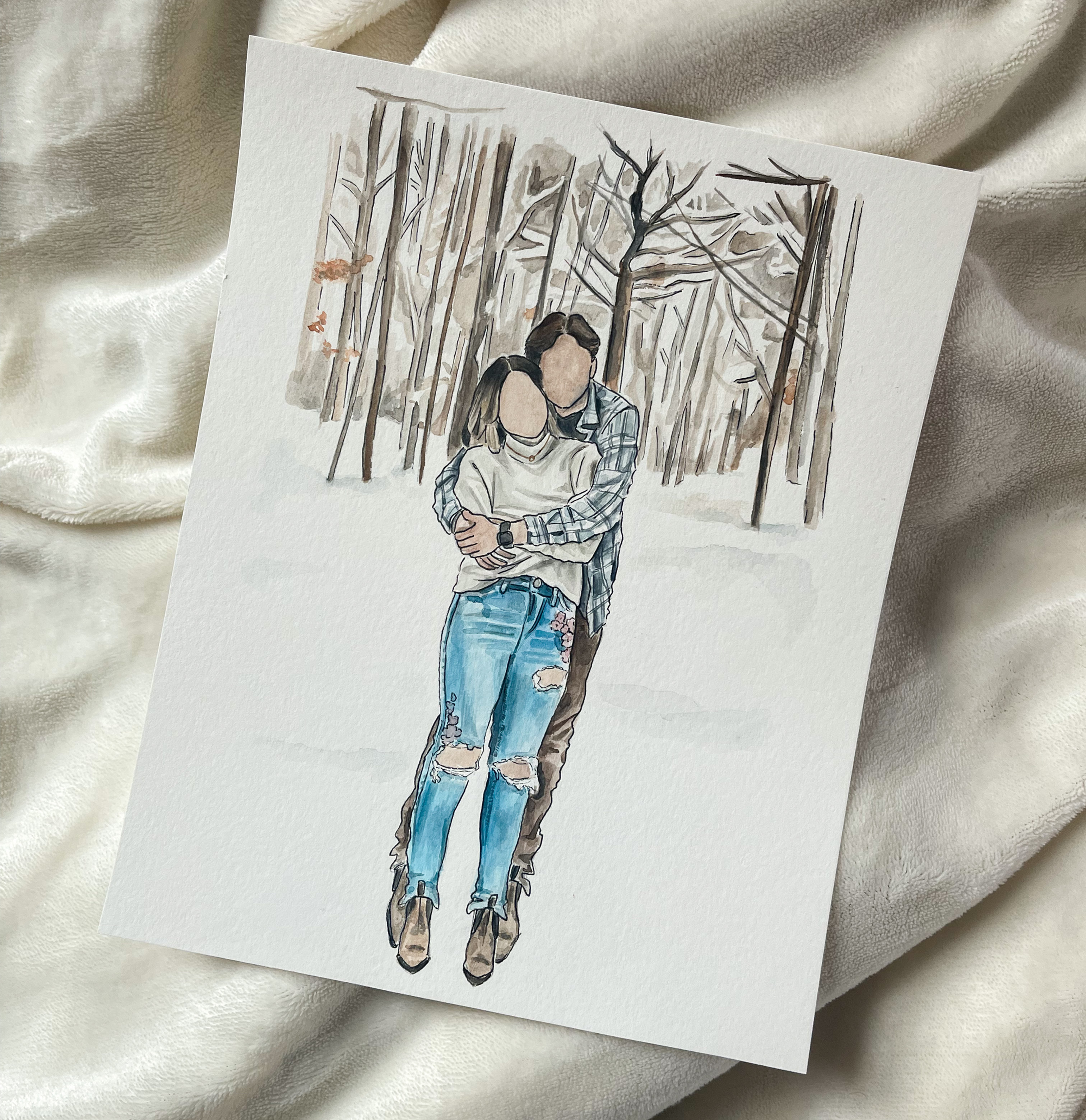 Custom Couples Portrait