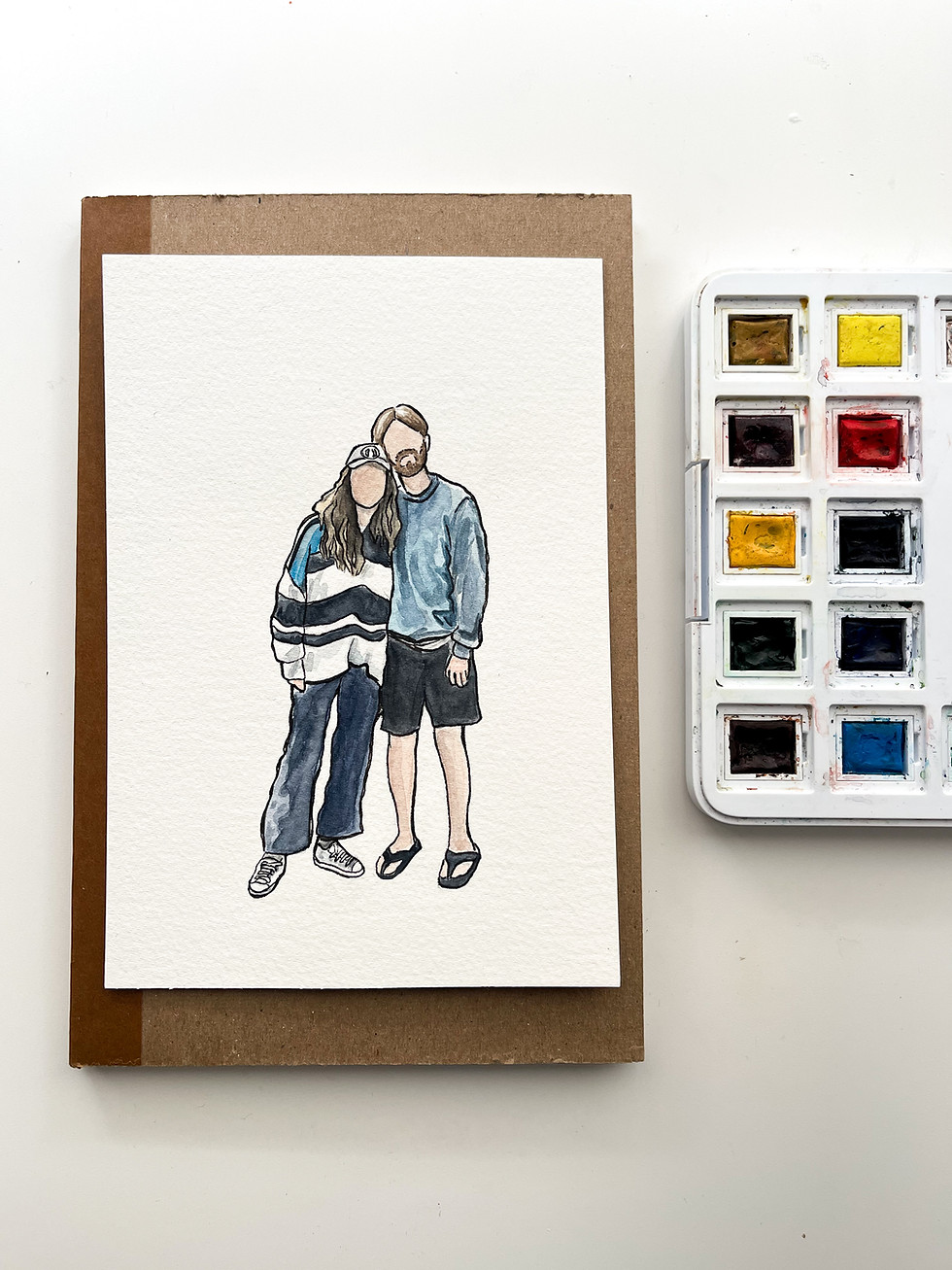 Thumbnail: Custom Couples Portrait