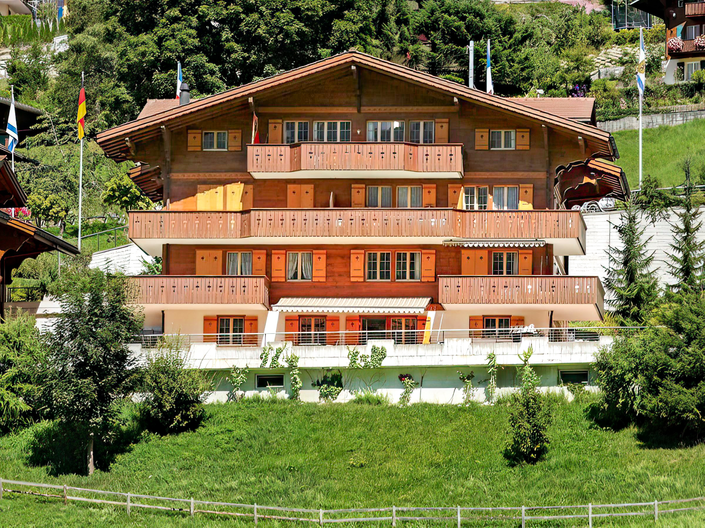 Chalet Perle Ausblick und Umgebung