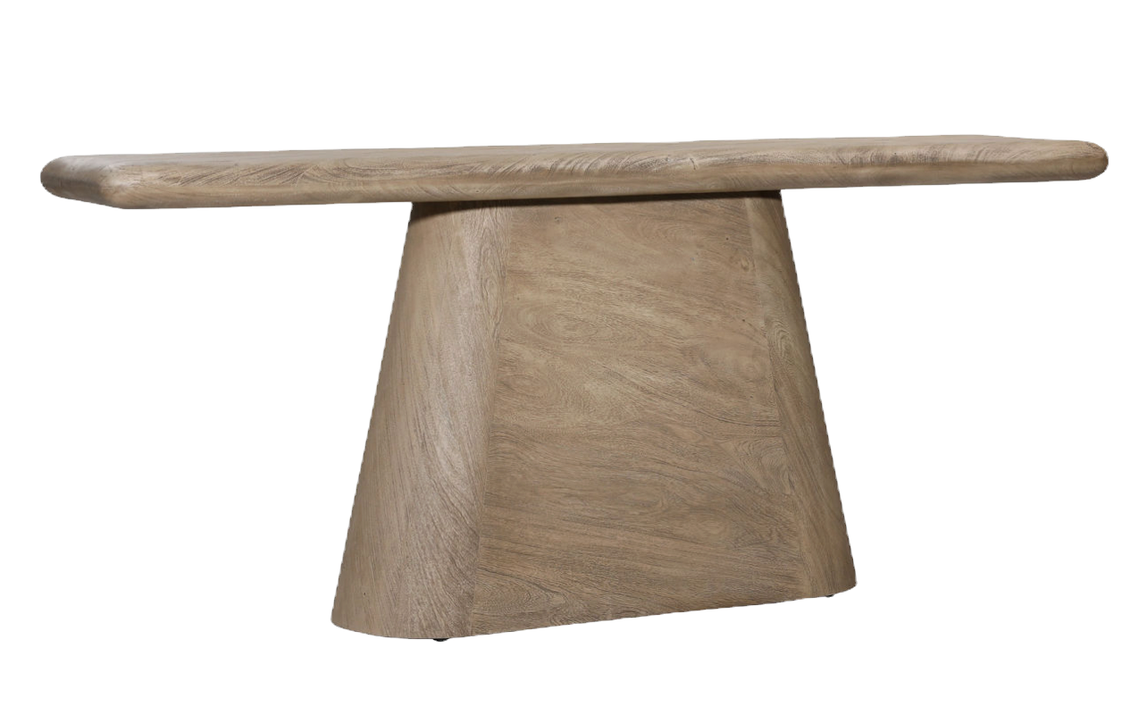 Sandblasted Natural Console