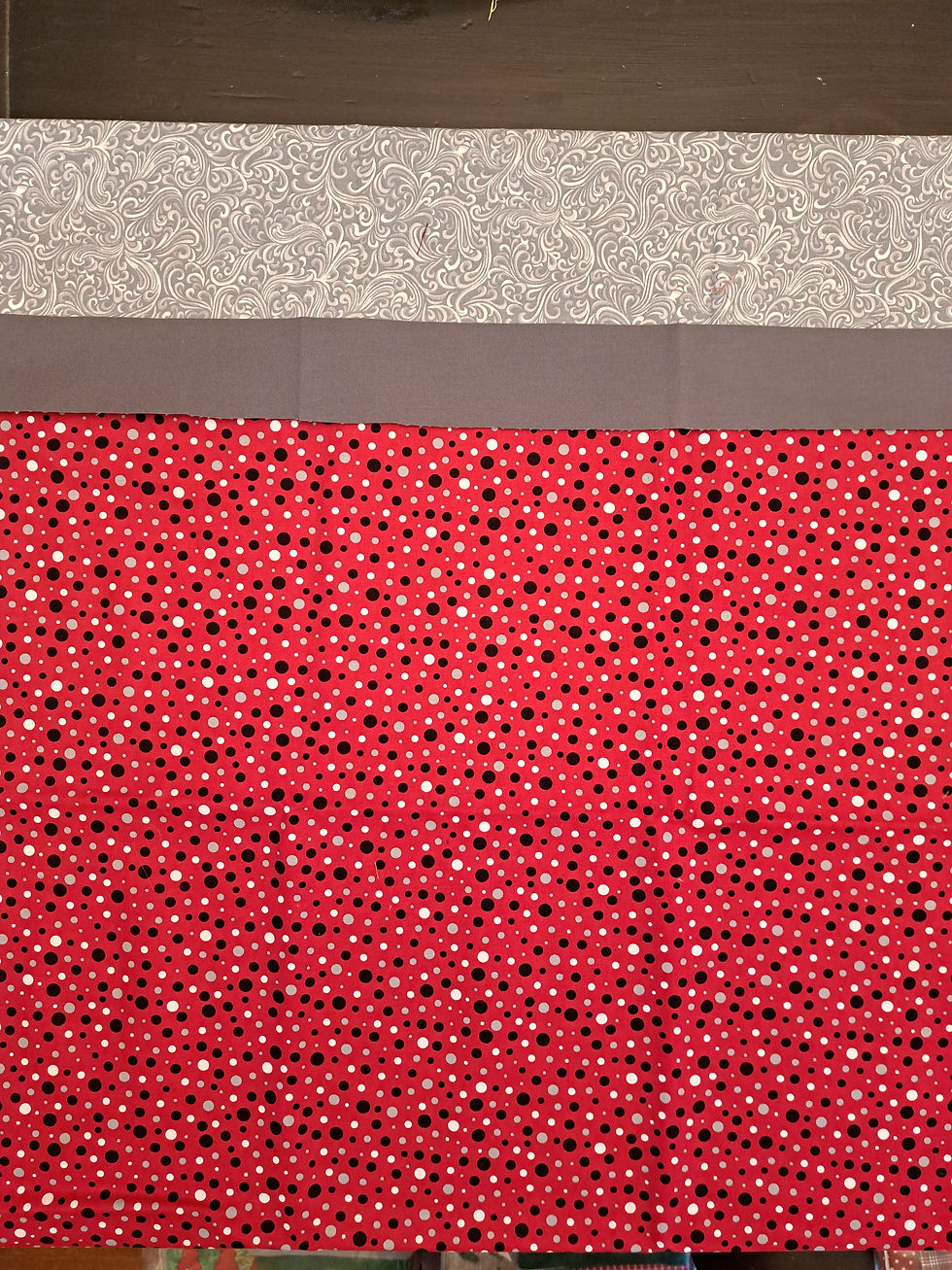 Thumbnail: Polka Dot Red & Gray