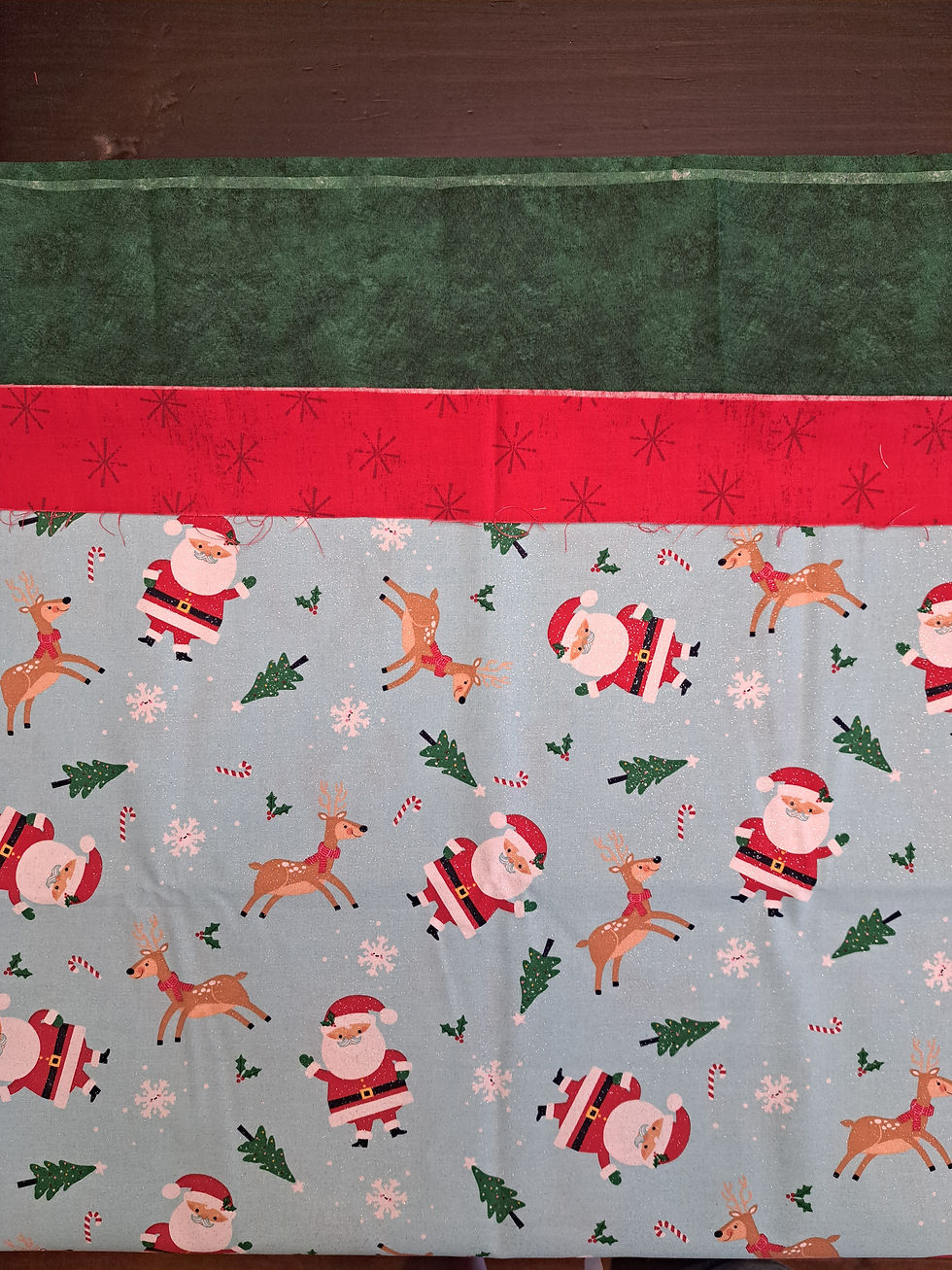 Thumbnail: Christmas Pillowcases - Matching Set - Santa and Reindeer