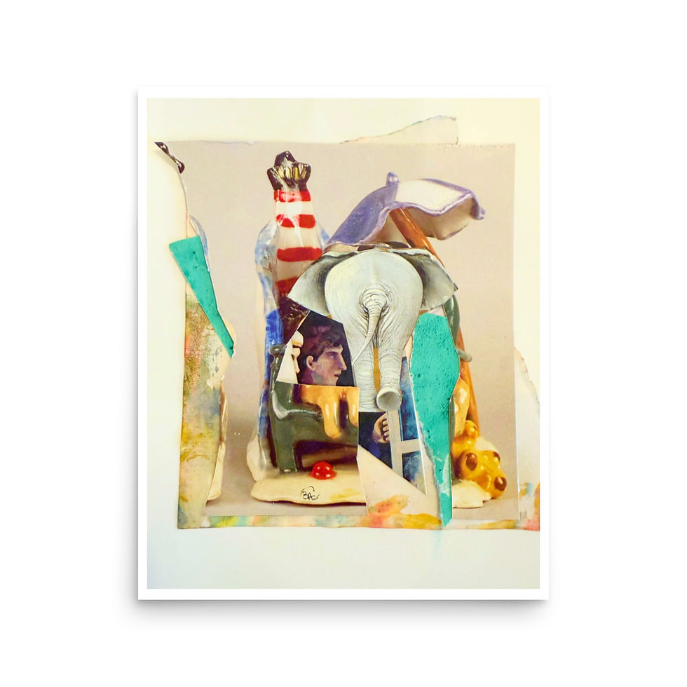 Thumbnail: Oops A Doodle Tower - Matte Paper Poster