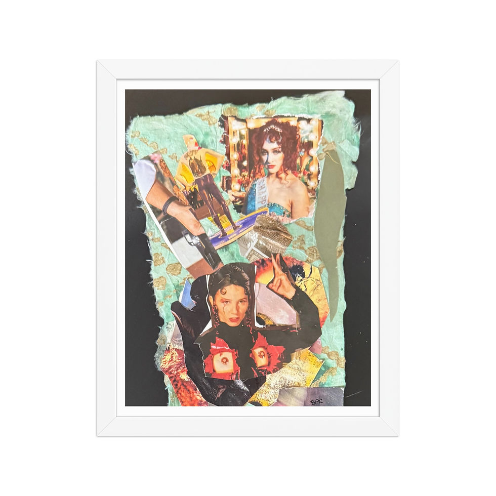 Thumbnail: Rebellions Glow - Framed Matte Paper Poster