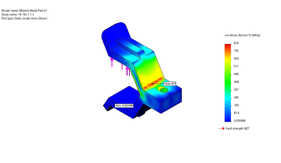 Wrench Metal Part 01 16-16 2400N