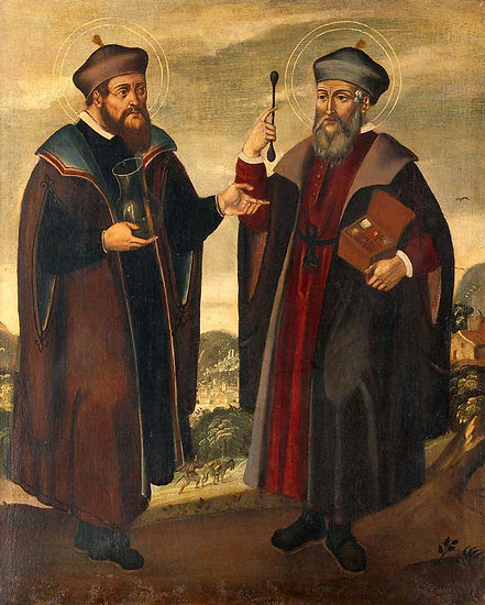 SS._Cosmas_and_Damian_in_a_landscape._Oil_painting_17th_c._Wellcome_V0017401-800x997-1.jpg