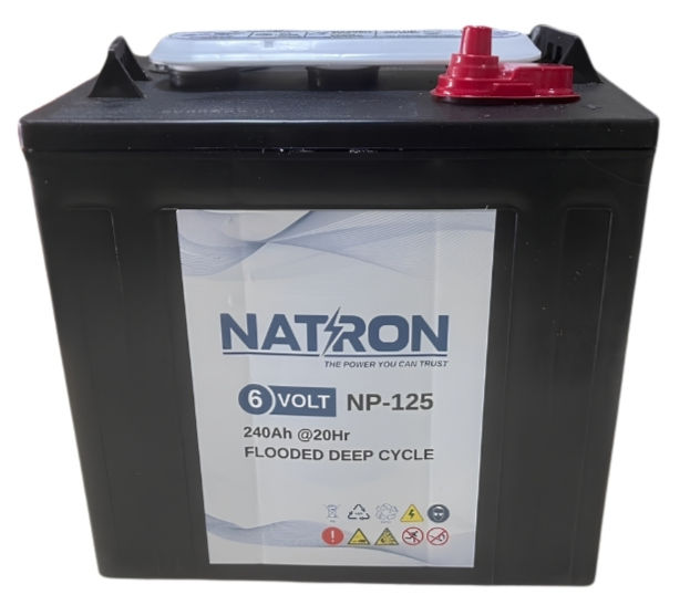 Küçük resim: 6V 240Ah NP-125 Natron Akü