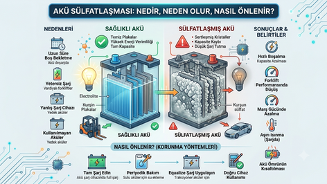 Akü Sülfatlaşması Nedir? Neden Oluşur ve Nasıl Önlenir?