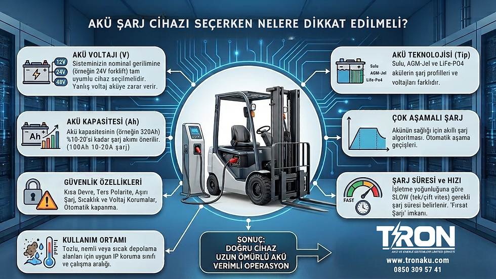 Akü Şarj Cihazı Seçerken Nelere Dikkat Edilmeli? Doğru Şarj Cihazı Nasıl Seçilir?