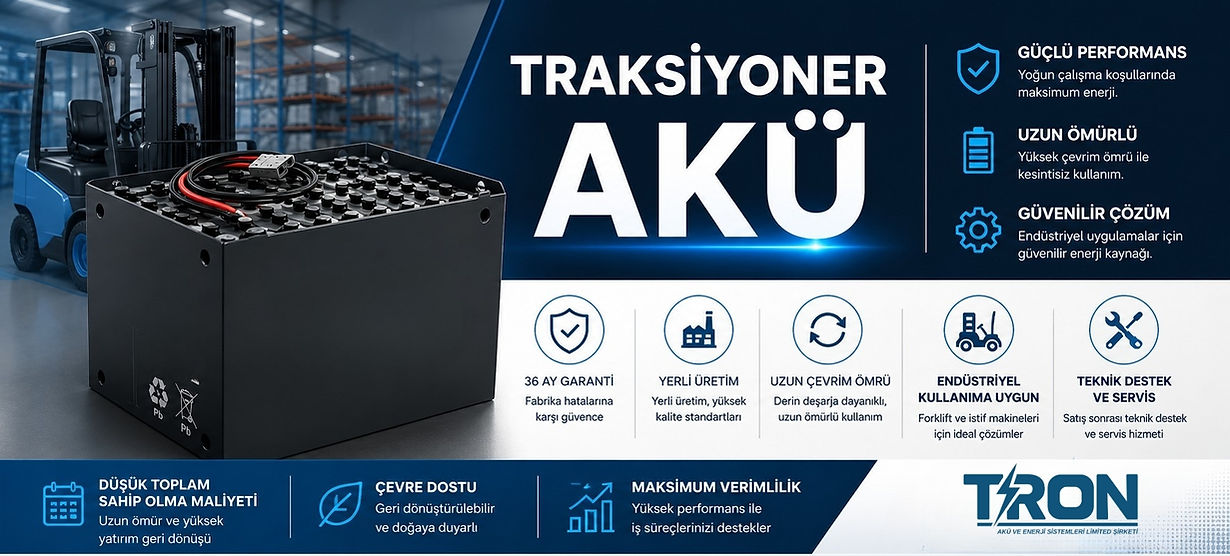 Traksiyoner Akü Nedir?