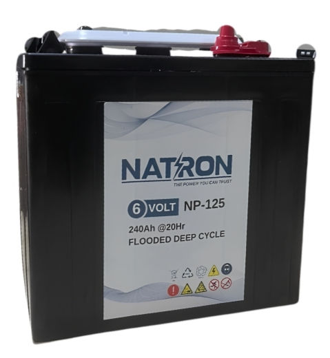6V 240Ah NP-125 Natron Akü