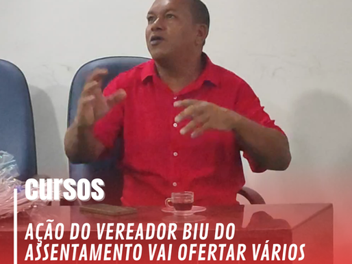 Vereador de Tracunhaém Biu do assentamento promove ações conjunta com a WS para capacitação de jovens .