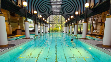 Family at Victoria-Jungfrau Grand Hotel Spa five star Interlaken Bernese Oberland Switzerland