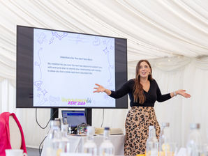 Claire Hill sharing her morning routine as a business owner