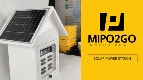 Energie neu gedacht: Die neue solarbetriebene Powerbank-Station von MiPo2Go