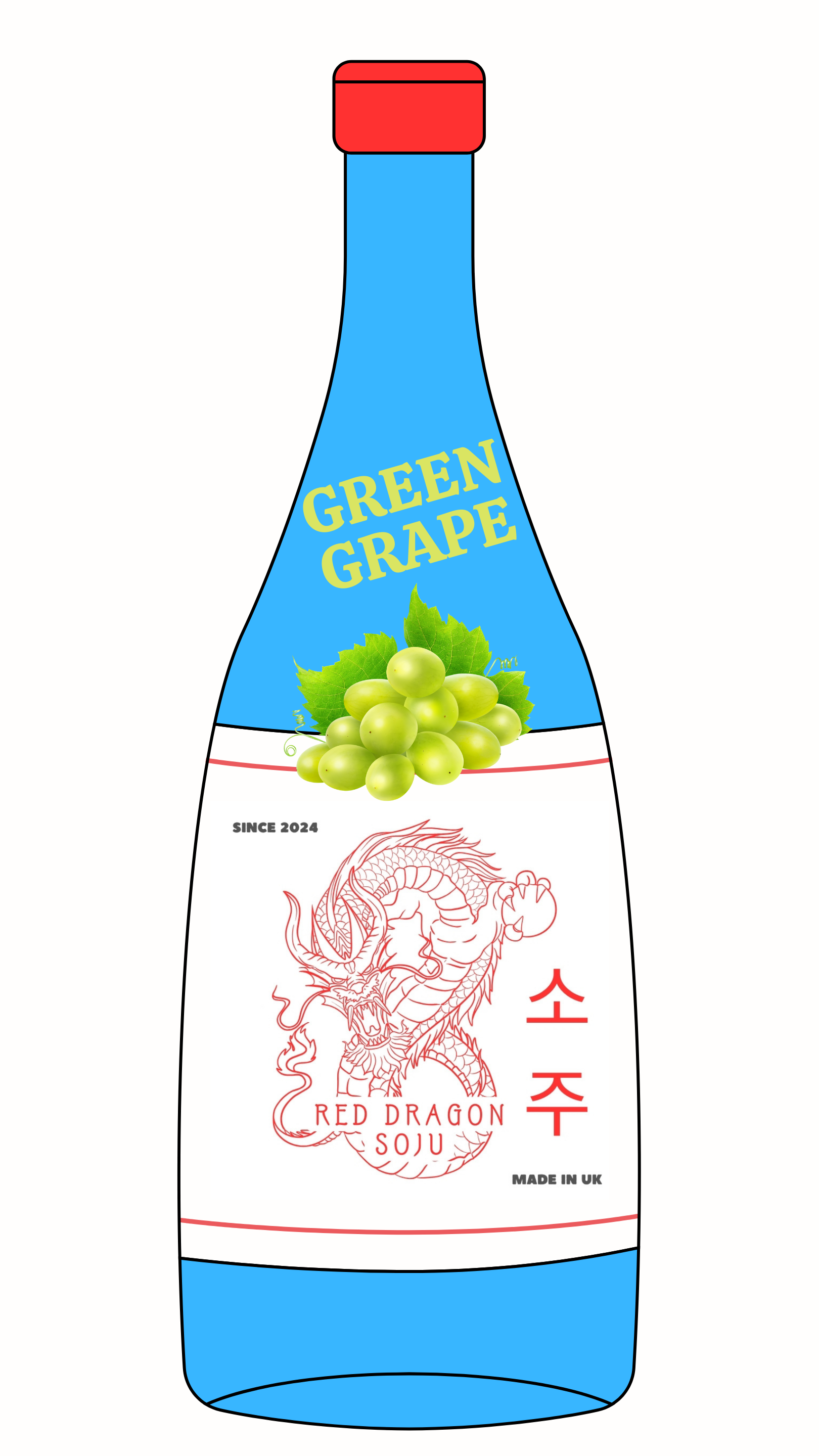 Green Grape Soju 33cl