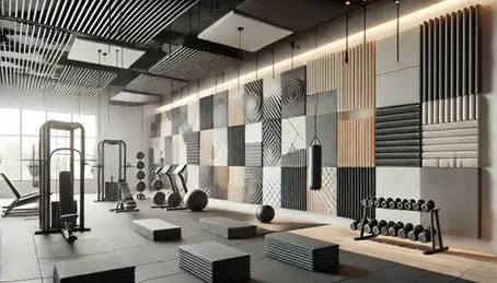 sound absorbing panels for gyms