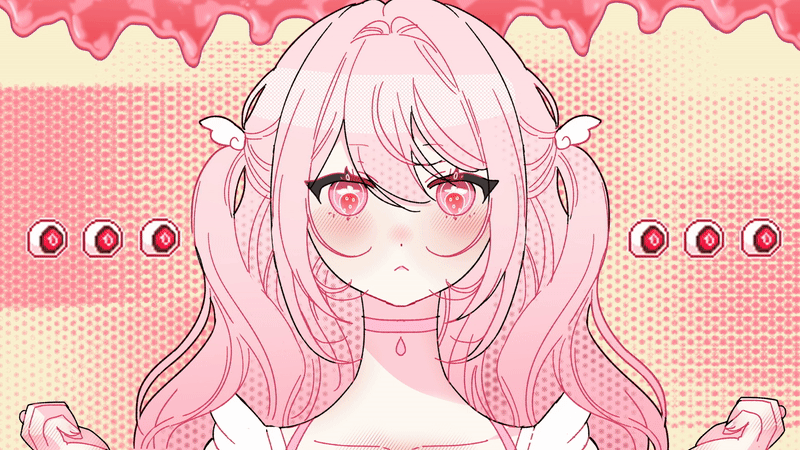 토마토맛 마이쮸님 딸기 찹쌀떡 gif.gif