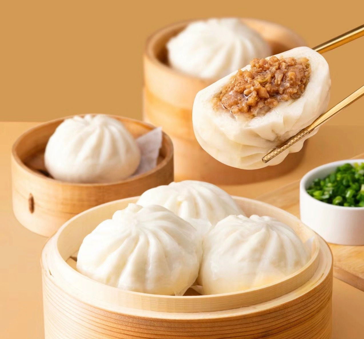 Shanghai Meat Bun 上海鲜肉包 (6pcs)