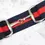 Thumbnail: 1.5 inch Navy/Red Stripe Elastic equestrian belt