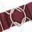Thumbnail: 2 inch Maroon Solid Elastic equestrian belt