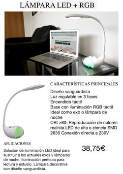 Lámpara de Escritorio Led