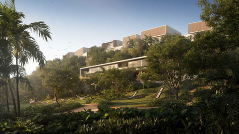 Projeto de impermeabilização em andamento no condomínio Terraço Cacupé, Florianópolis, SC, com 35.000 m² de área protegida.